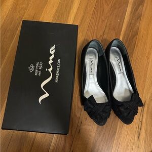 Nina Sparkly Black Shoes